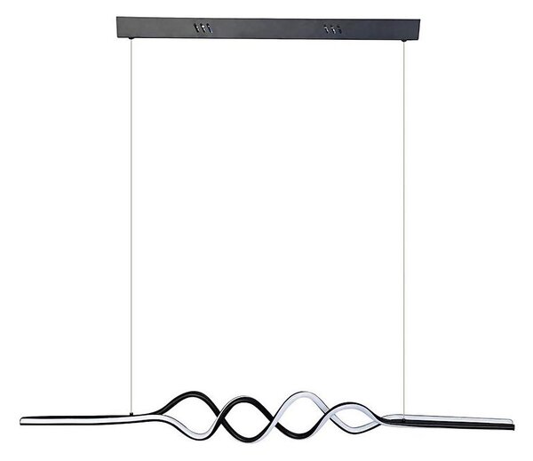 Lampadario LED a sospensione con filo ANCONA LED/36W/230V oro