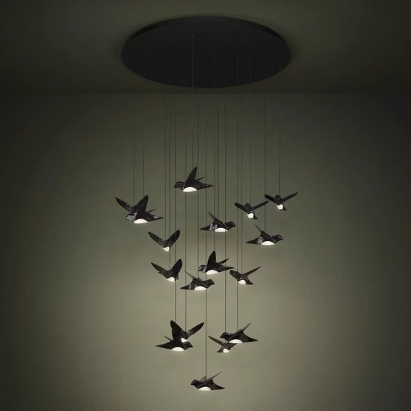 Eglo 390352 - Lampadario a sospensione con filo LED dimmerabile PARATEBUENO 17xLED/3W/230V nero