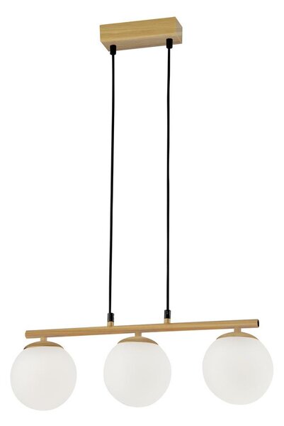 Lampadario a sospensione con filo CARRINE 3xE14/40W/230V marrone