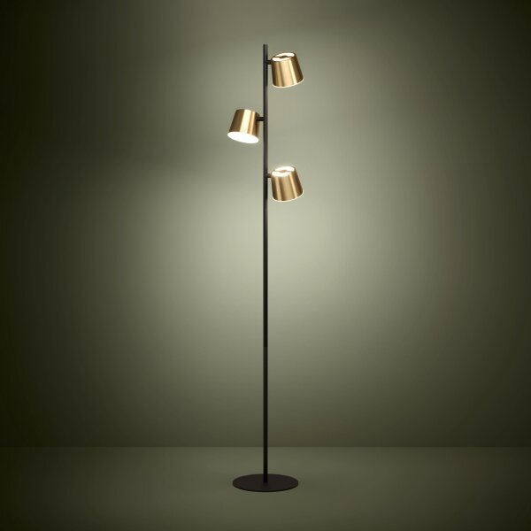 Eglo 39987 - Lampada LED da terra ALTAMIRA 3xGU10/4,6W/230V 3000K oro