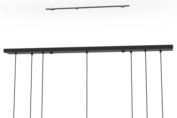 Eglo 390178 - Lampadario a sospensione con filo PAZ 7xE14/40W/230V oro/nero