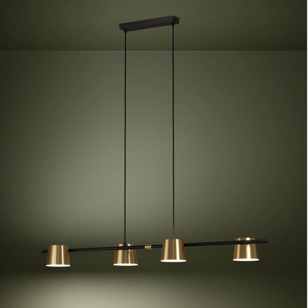 Eglo 39985 - Lampadario LED a sospensione con filo ALTAMIRA 4xGU10/4,6W/230V 3000K oro