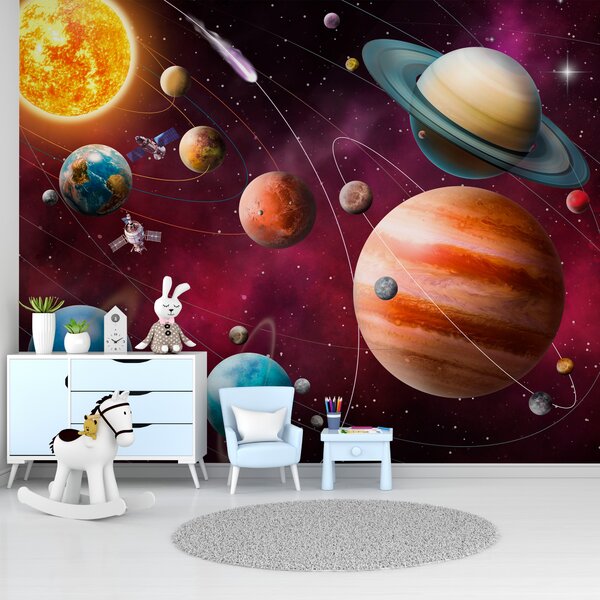 Carta da parati Oggetti spaziali del sistema solare, Carta da parati Spazio, u97423 : Uwalls.it