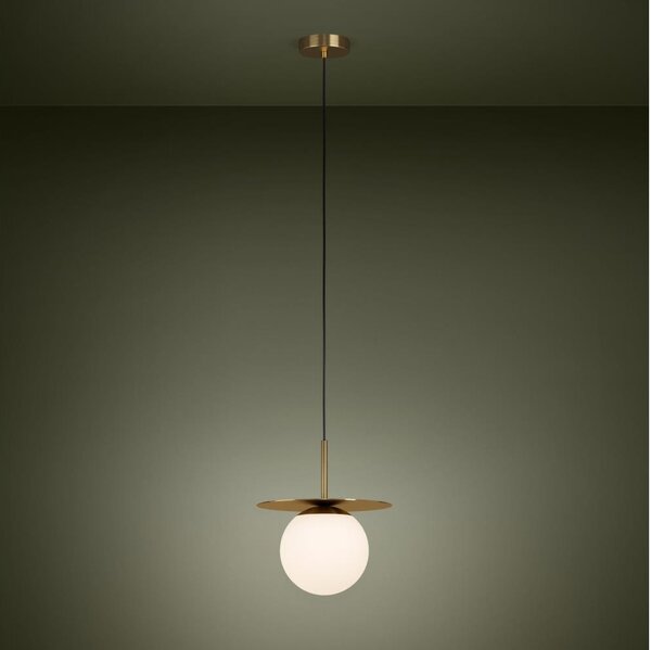 Eglo 39952 - Lampadario a sospensione con filo ARENALES 1xE27/40W/230V oro