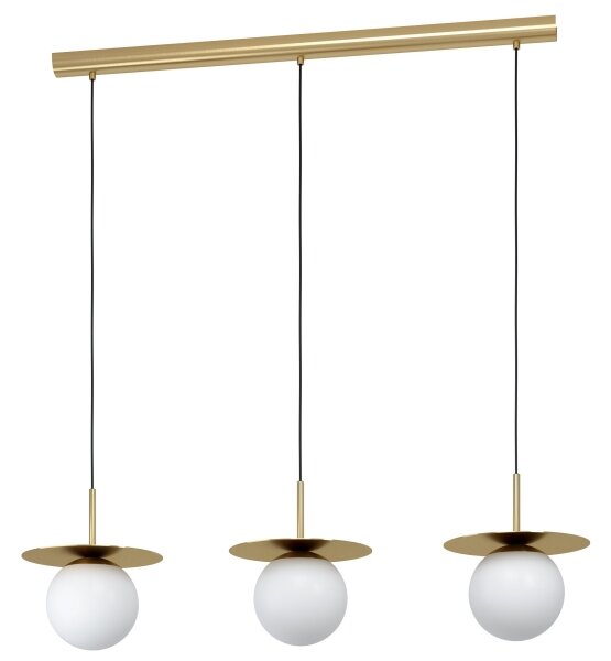 Eglo 39953 - Lampadario a sospensione con filo ARENALES 3xE27/40W/230V oro