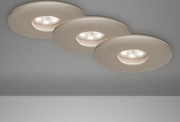 Briloner 7240-032 -SET 3xLED Lampada da incasso per bagno ATTACH LED/1,8W/230V IP44 cromo opaco