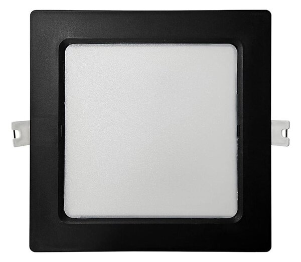 Lampada LED da incasso SQUARE LED/12W/230V 4000K 17x17 cm nero