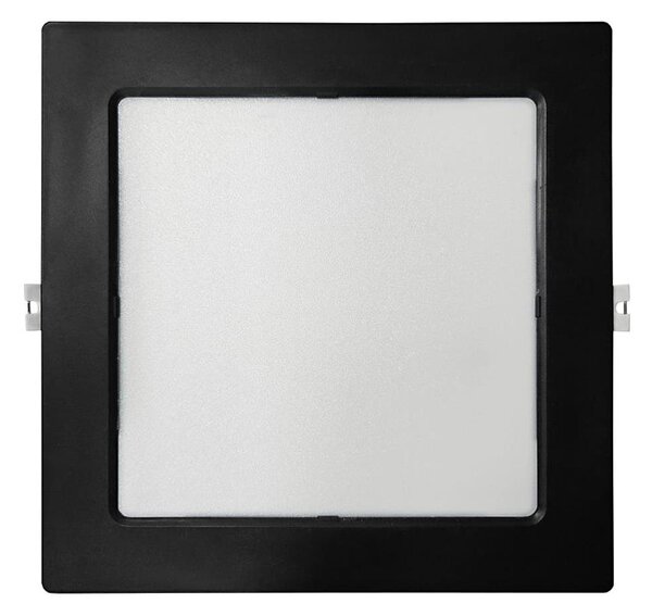 Lampada LED da incasso SQUARE LED/18W/230V 4000K 22x22 cm nero
