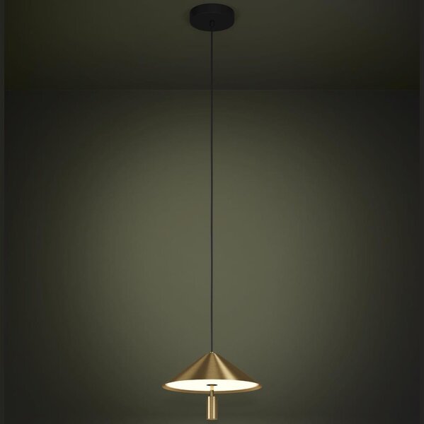 Eglo 390271 - Lampadario LED a sospensione con filo PARAGUAY LED/12W/230V 3000K oro