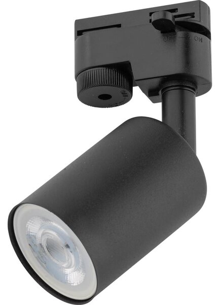 Faretto per sistema a binario TOP 1xGU10/10W/230V nero