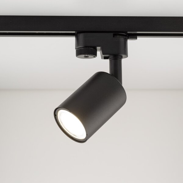 Faretto per sistema a binario TOP 1xGU10/10W/230V nero