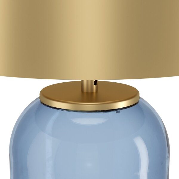 Eglo 390064 - Lampada da tavolo CUITE 1xE27/40W/230V oro/blu