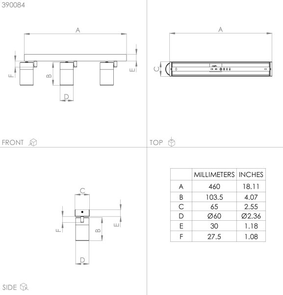 Eglo 390084 - Faretto LED CUMARIBO 3xGU10/4,5W/230V 3000K