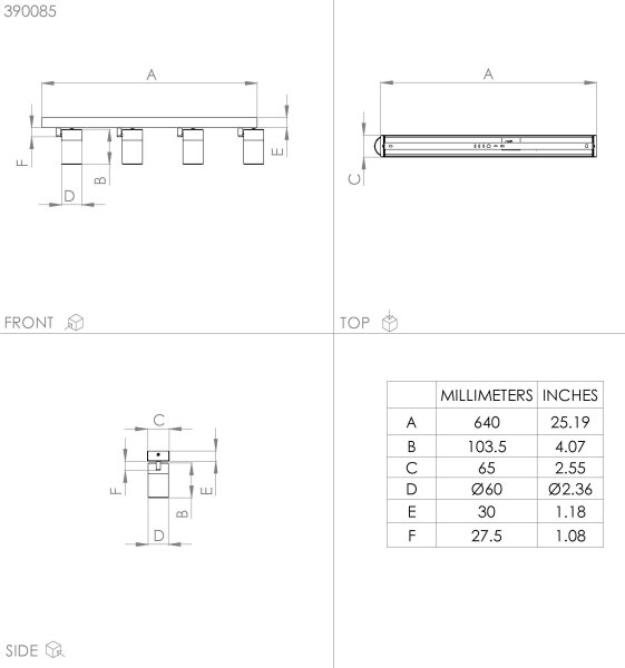 Eglo 390085 - Faretto LED CUMARIBO 4xGU10/4,5W/230V 3000K