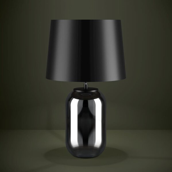 Eglo 390063 - Lampada da tavolo CUITE 1xE27/40W/230V nero/fumé