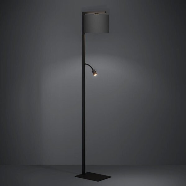 Eglo 390068 - Lampada LED da terra FOLIGNO 1xE27/40W/230V + LED/3,8W