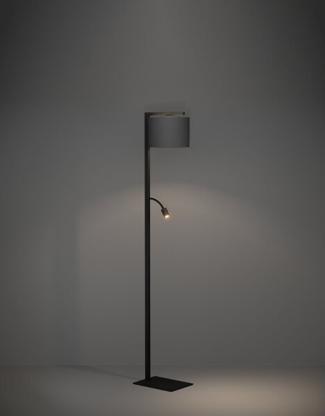 Eglo 390068 - Lampada LED da terra FOLIGNO 1xE27/40W/230V + LED/3,8W
