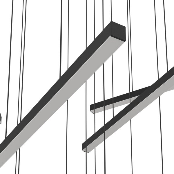 Eglo 390351 - Lampadario a sospensione con filo LED dimmerabile LINDOZA 12xLED/8,4W/230V 3000K
