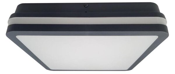 Plafoniera LED da bagno ELLÉ LED/24W/230V 3000/4000/6500K 26x26 cm IP54 antracite