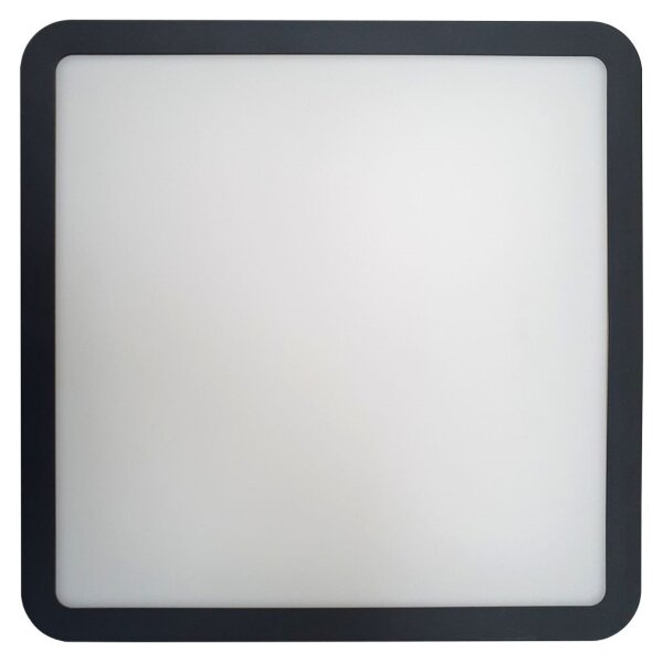 Plafoniera LED da bagno ELLÉ LED/24W/230V 3000/4000/6500K 26x26 cm IP54 antracite