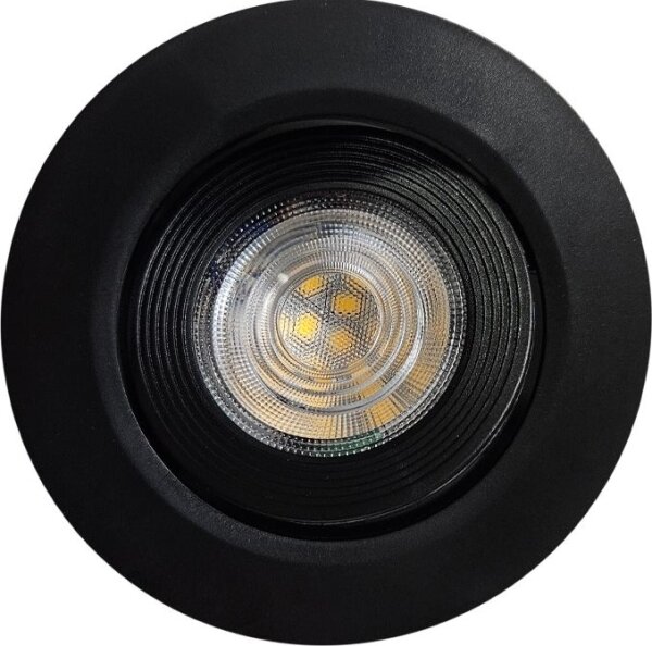 LED Faretto da incasso LED/5W/230V 4200K diametro 9,3 cm nero