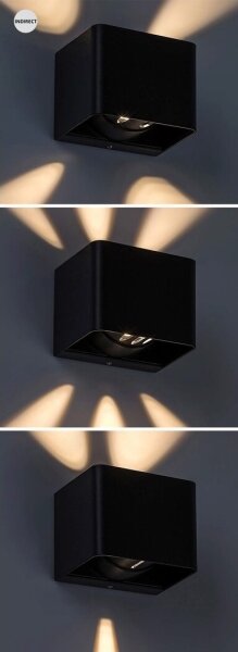 Rabalux 77168 - Applique a LED da esterno HALLSTATT LED/10W/230V IP54 nero