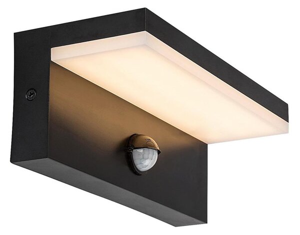 Rabalux 77115-Applique da esterno con sensore ZARAGOZA LED/9W/230V IP54 nero