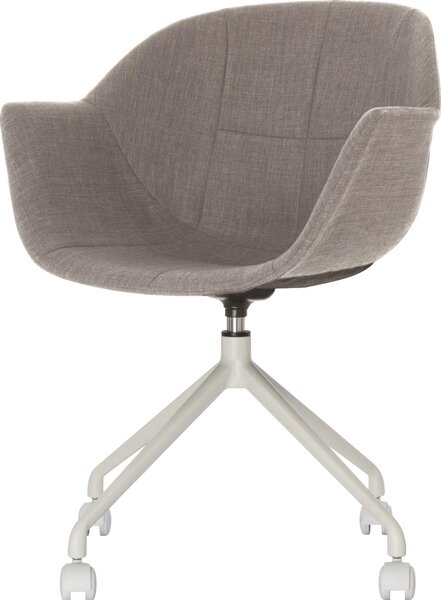 Sedia in plastica Gant PU=2 pezzi bianco/grigio