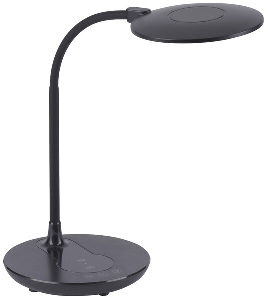 Lampada da tavolo a LED, dimmerabile, flessibile, ricarica wireless, H 53,5 cm