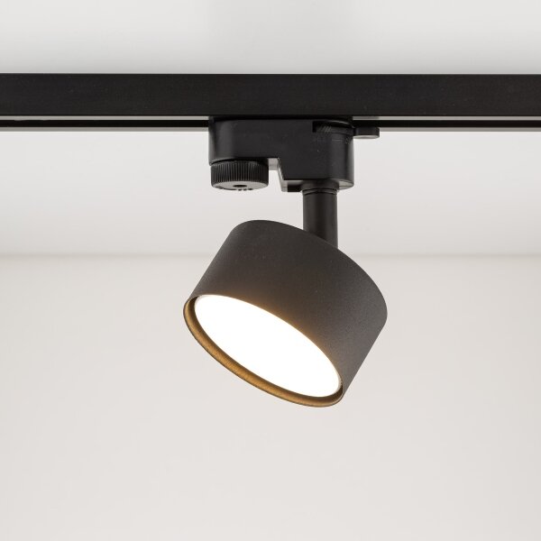 Faretto per sistema a binario AVIA 1xGX53/15W/230V nero