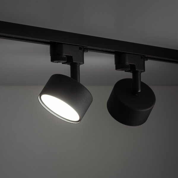 Faretto per sistema a binario AVIA 1xGX53/15W/230V nero