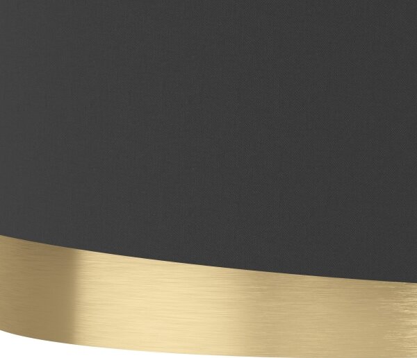 Eglo 39924 - Plafoniera MANDERLINE 1xE27/40W/230V nero/oro