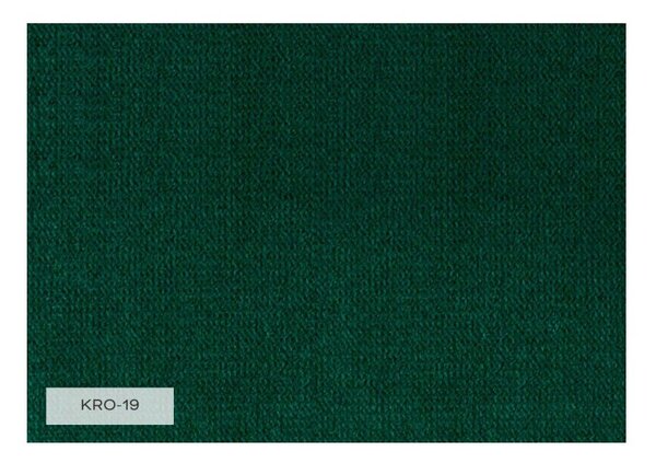 Divano letto angolare in velluto verde scuro (angolo sinistro) Lofty Lilly - Miuform