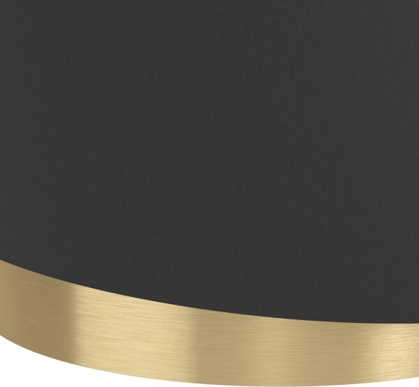 Eglo 39925 - Lampadario a sospensione con filo MANDERLINE 1xE27/40W/230V nero/oro