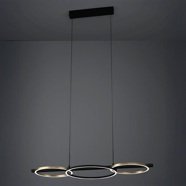 Eglo 390087-Lampadario a sospensione con filo LED dimmerabile LANACERA 2xLED/12,5W/230V + LED/15,5W