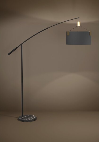 Eglo 39966 - Lampada con piedistallo TORTOLA 3xE27/40W/230V nero/oro