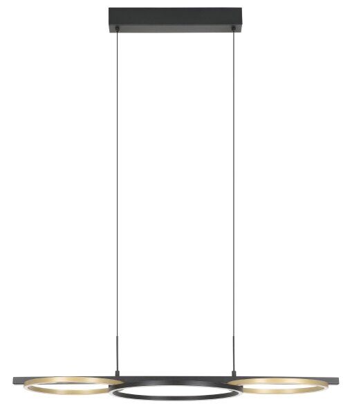 Eglo 390087-Lampadario a sospensione con filo LED dimmerabile LANACERA 2xLED/12,5W/230V + LED/15,5W
