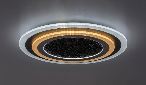 Rabalux 71316 - Plafoniera LED dimmerabile TANELI 56W/230V 3000/4000/6000K nera + telecomando