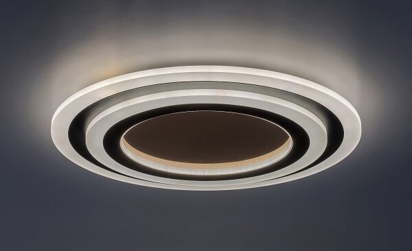 Rabalux 71314-LED lampada da soffitto dimmerabile TANELI 56W/230V 3000/4000/6000K cromo/nero+telecomando