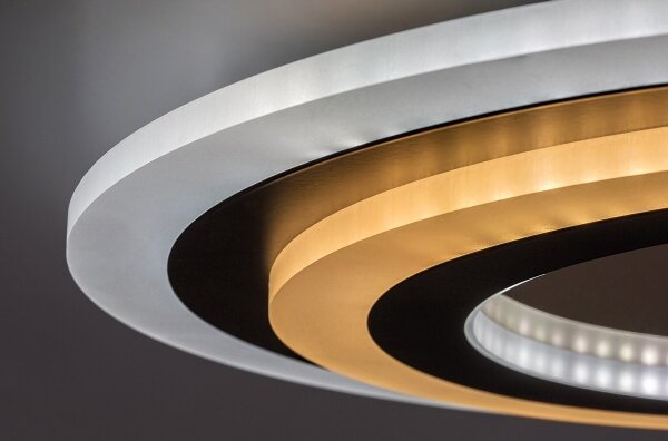 Rabalux 71314-LED lampada da soffitto dimmerabile TANELI 56W/230V 3000/4000/6000K cromo/nero+telecomando