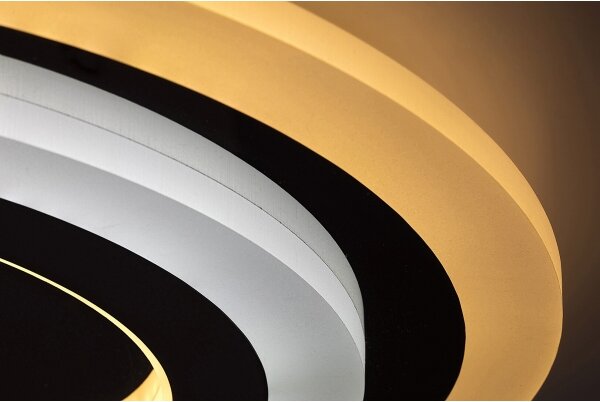 Rabalux 71315 - Plafoniera LED dimmerabile da soffitto TANELI 56W/230V 3000/4000/6000K finitura cromata + telecomando