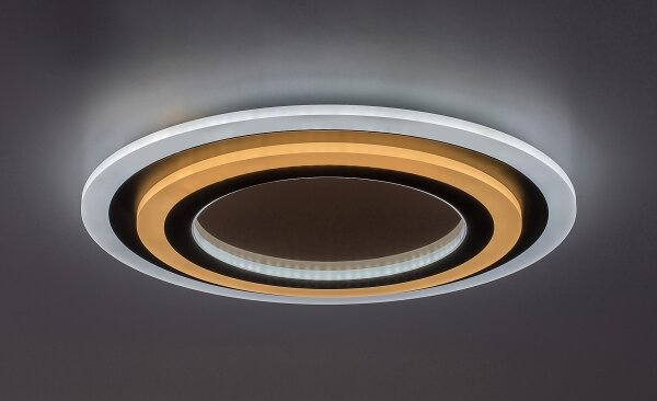 Rabalux 71314-LED lampada da soffitto dimmerabile TANELI 56W/230V 3000/4000/6000K cromo/nero+telecomando