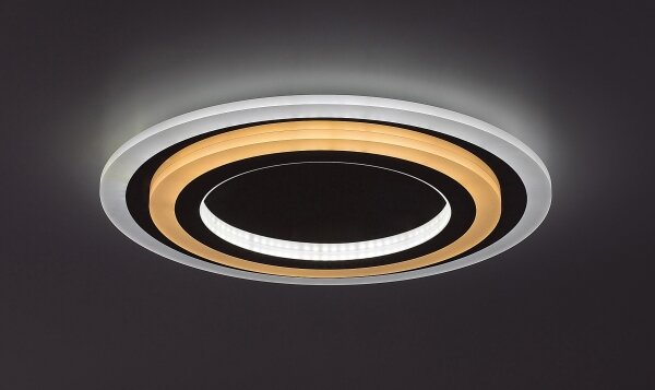 Rabalux 71315 - Plafoniera LED dimmerabile da soffitto TANELI 56W/230V 3000/4000/6000K finitura cromata + telecomando