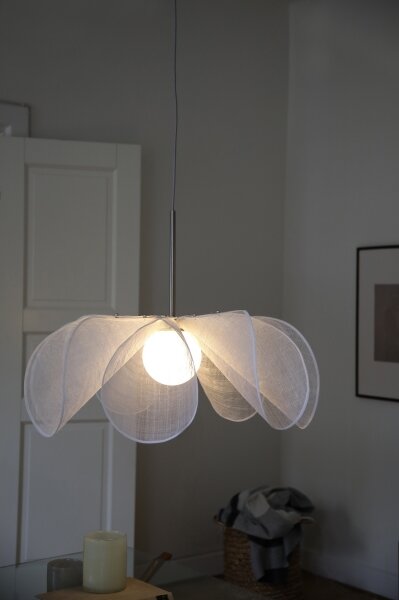 Markslöjd 108818 - Lampadario a sospensione con filo STYRKA 1xE27/40W/230V diametro 75 cm bianco