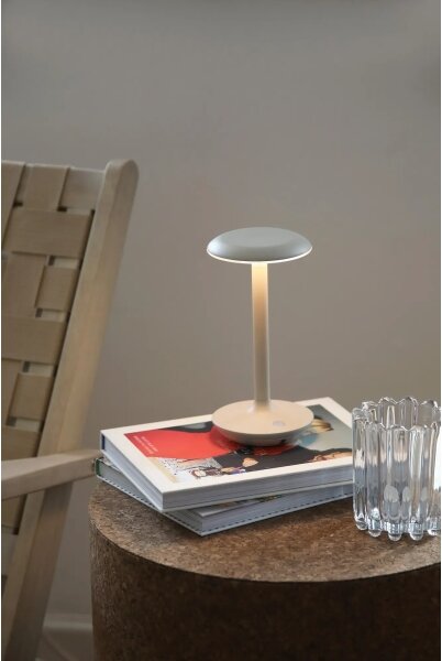 Markslöjd 108917-LED Dimmerabile ricaricabile lampada PETIT 2W/1800 mAh 2200/2700/3000K IP44 grigio