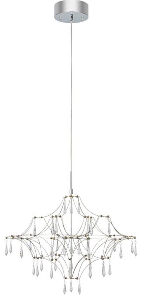 Markslöjd 108869 - LED Lampadario di cristallo dimmerabile a filo EFESOS LED/14W/230V diametro 60 cm
