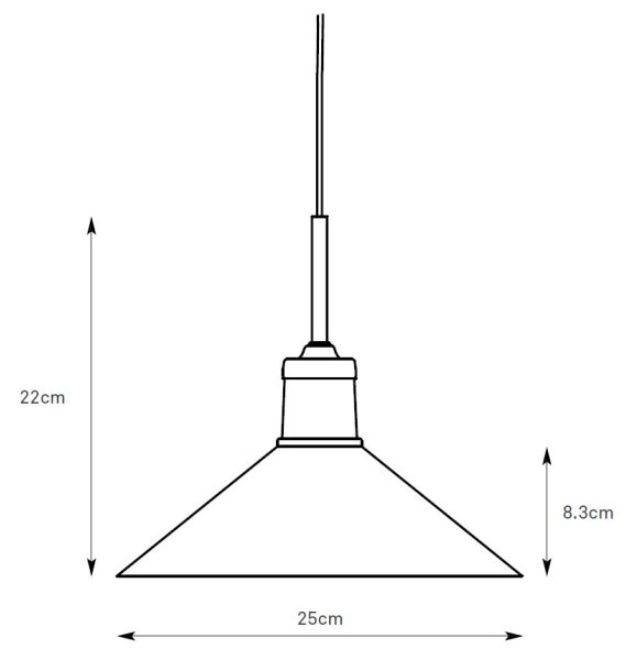 Markslöjd 108867 - Lampadario a sospensione con filo VELA 1xE27/40W/230V ottone/bianco