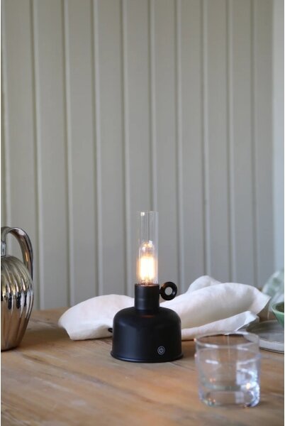 Markslöjd 108919 - LED Dimmerabile ricaricabile lampada ASTRID LED/2W/1200 mAh IP44 nero