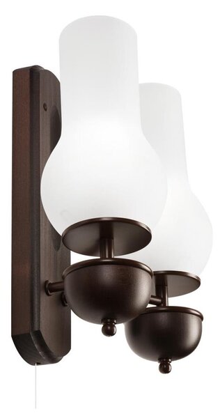 Brilagi - LED Applique COTTAGE 2xE14/40W/230V faggio/bianco