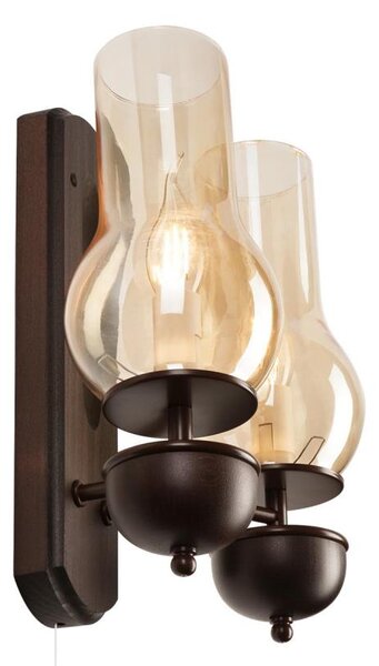 Brilagi - LED Applique COTTAGE 2xE14/40W/230V faggio/marrone